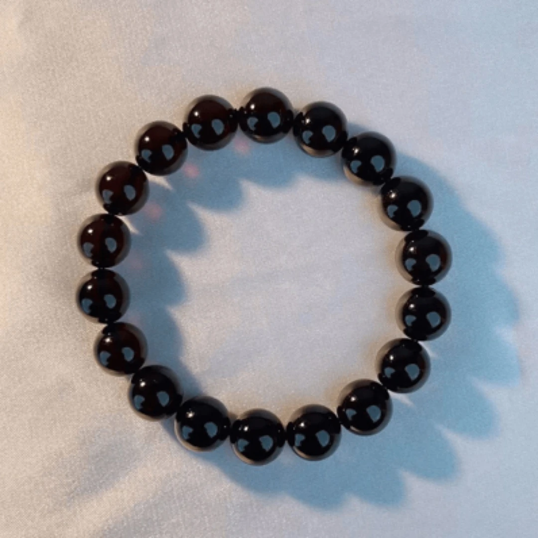 天然珠宝8+缅甸天然翳珀手串时尚气质精美百搭轻奢珠珠