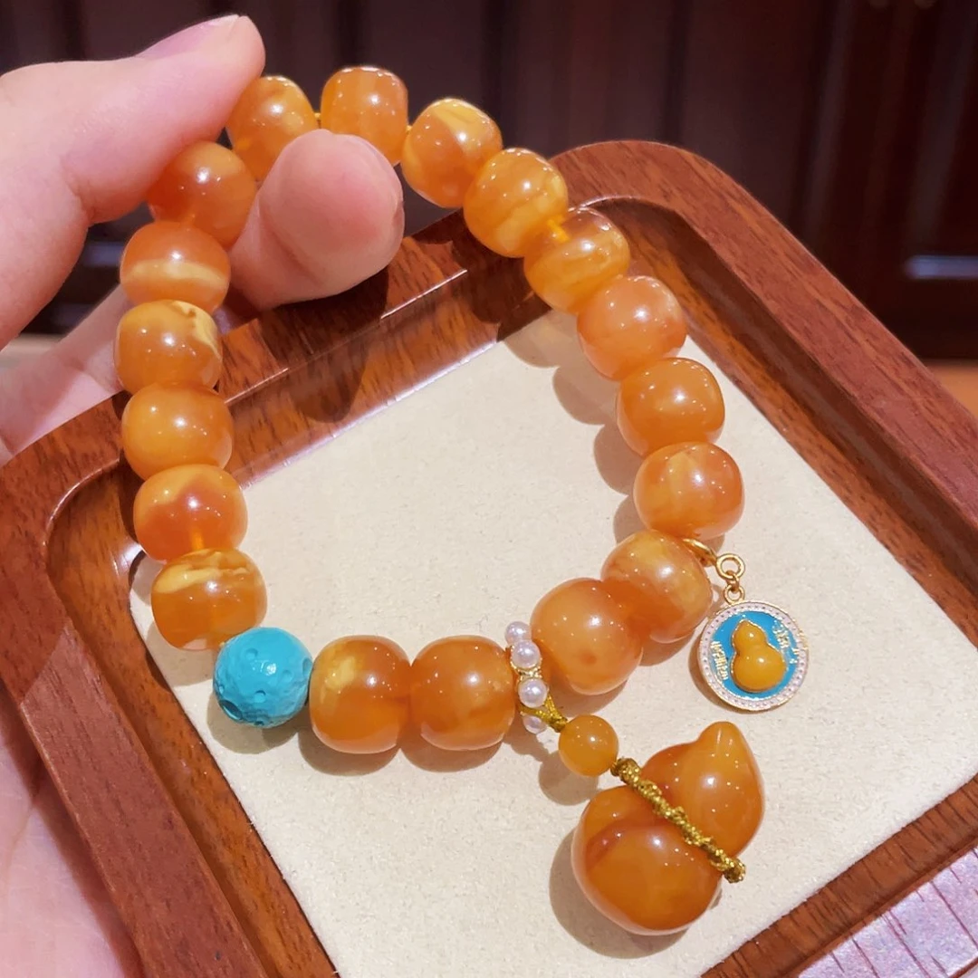 蜜蜡手链未镶嵌手串