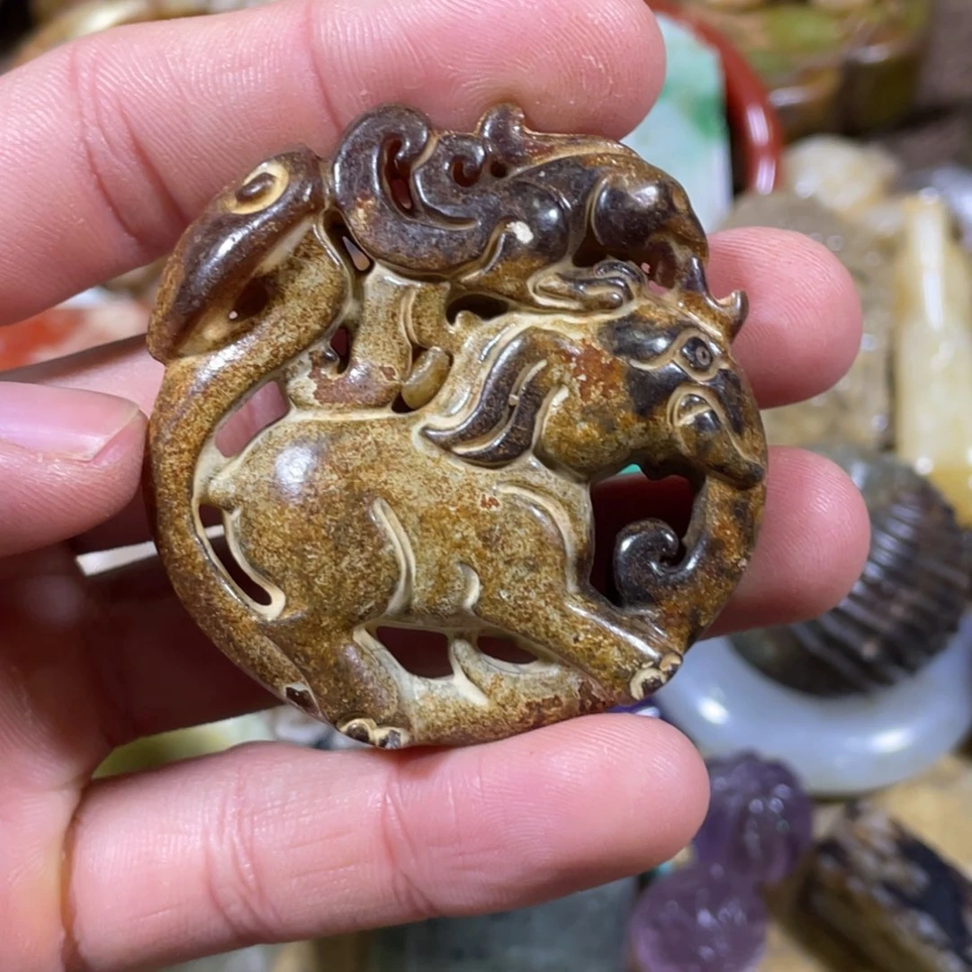 和田玉吊坠(不含链)未镶嵌