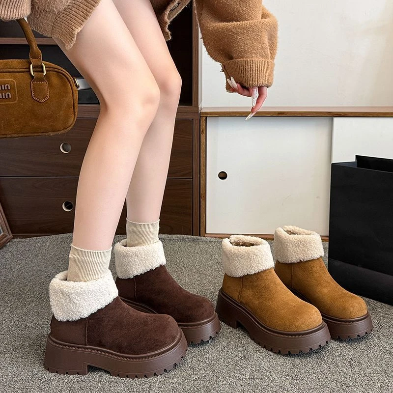 新款洋气款增高显瘦韩版博肯短靴5195