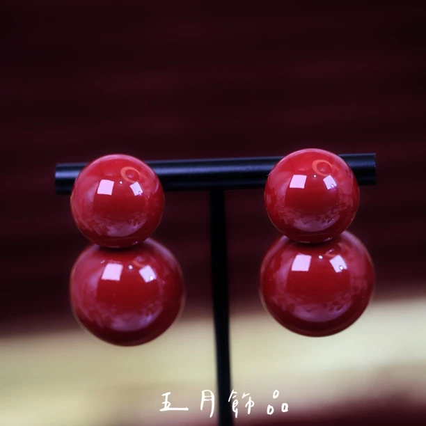 铜合金树脂耳饰 轻奢气质夸张时尚大方气质耳环