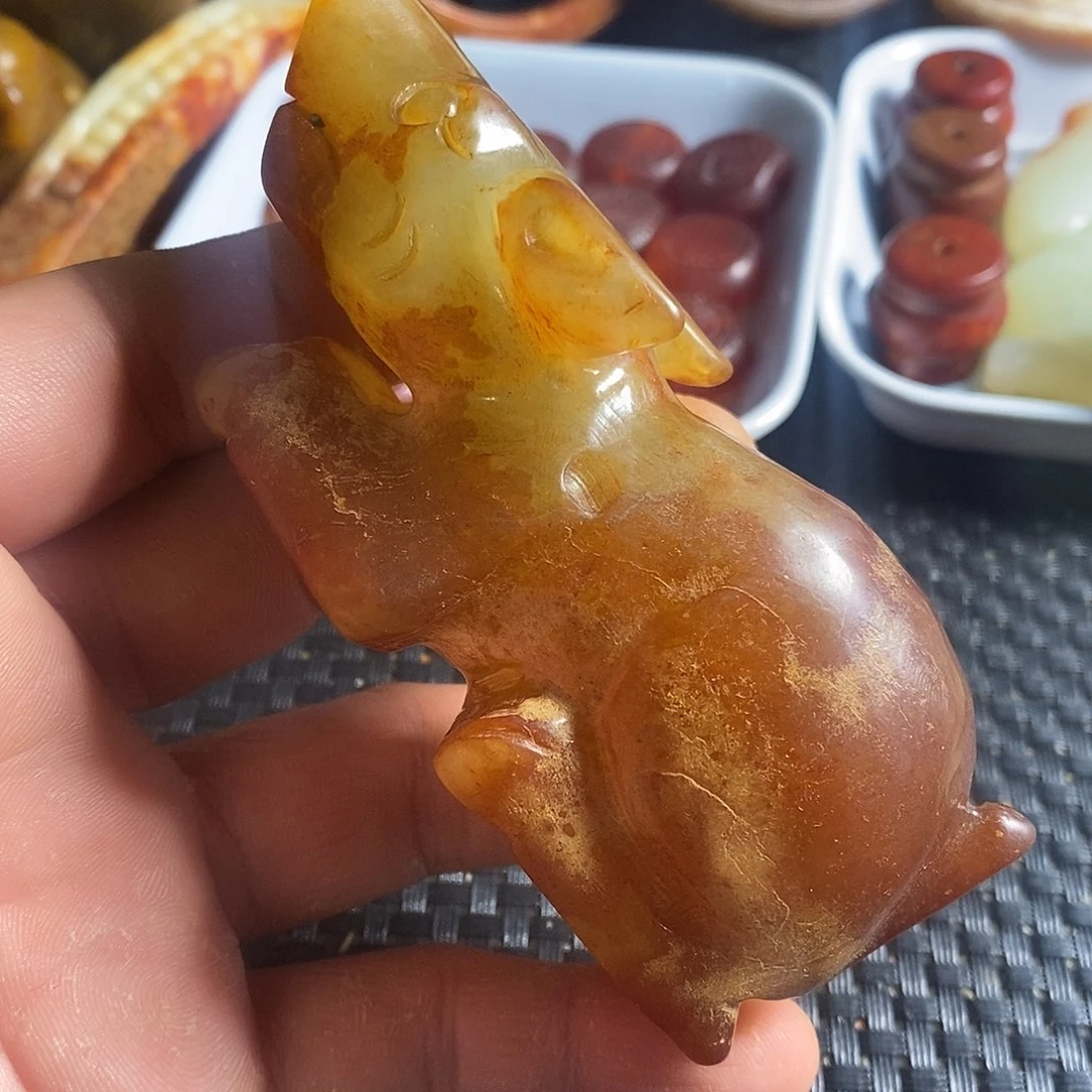 蛇纹石玉合金颈饰