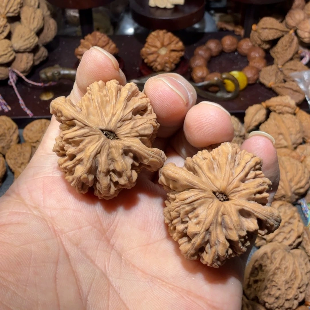 把件文玩核桃小**爸麦穗虎头41