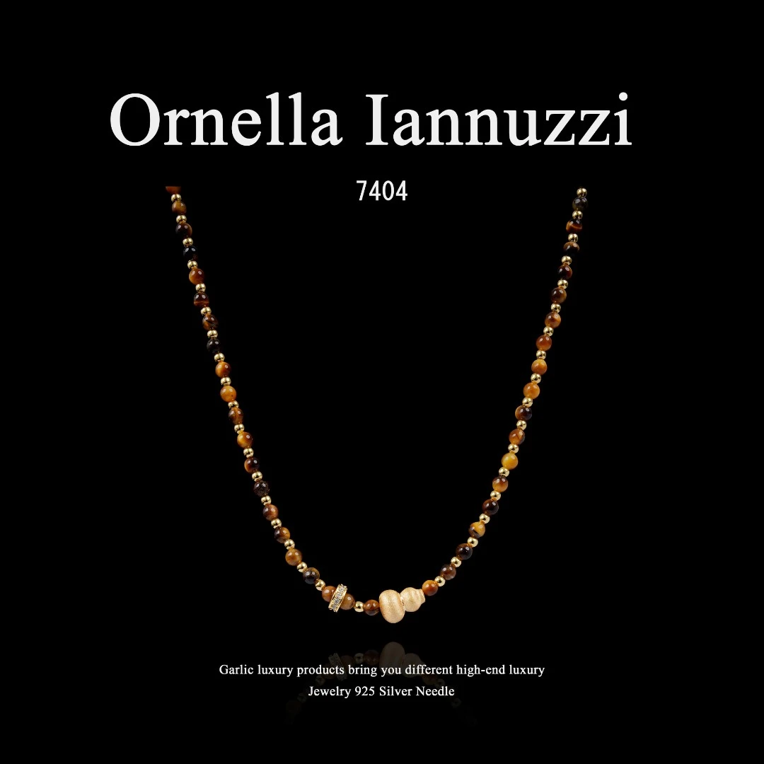 纯铜项链 镀K金Ornella Iannuzzi项链-7404（40+5cm）