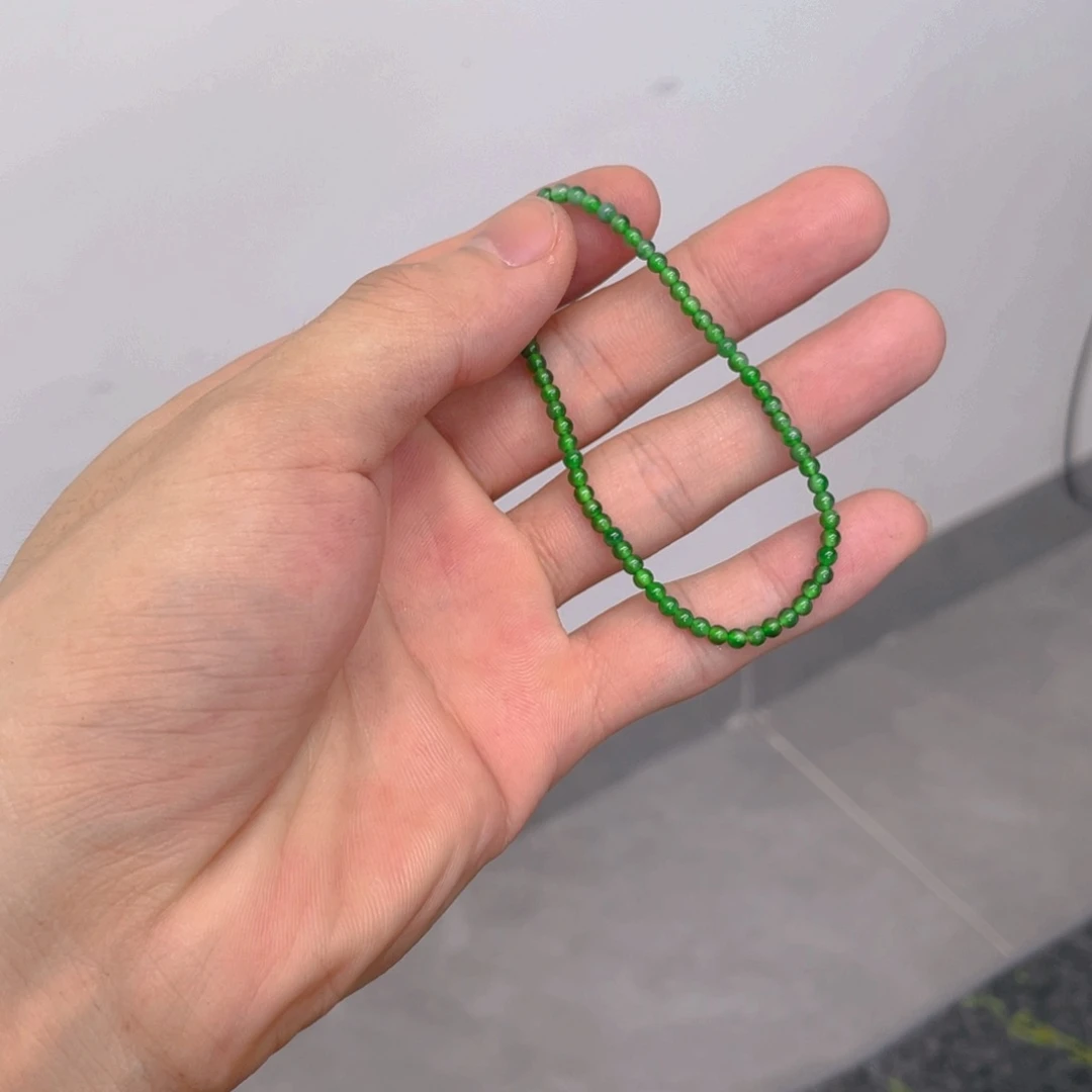 翡翠未镶嵌项链天然翡翠