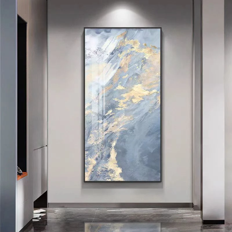 侘寂中古风挂画客餐厅竖版装饰画卧室床头背景壁画玄关柜花影摆画