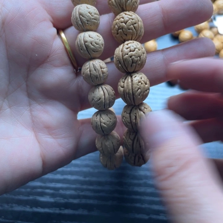 小***飞核桃手串/手链散籽批发小桃核180