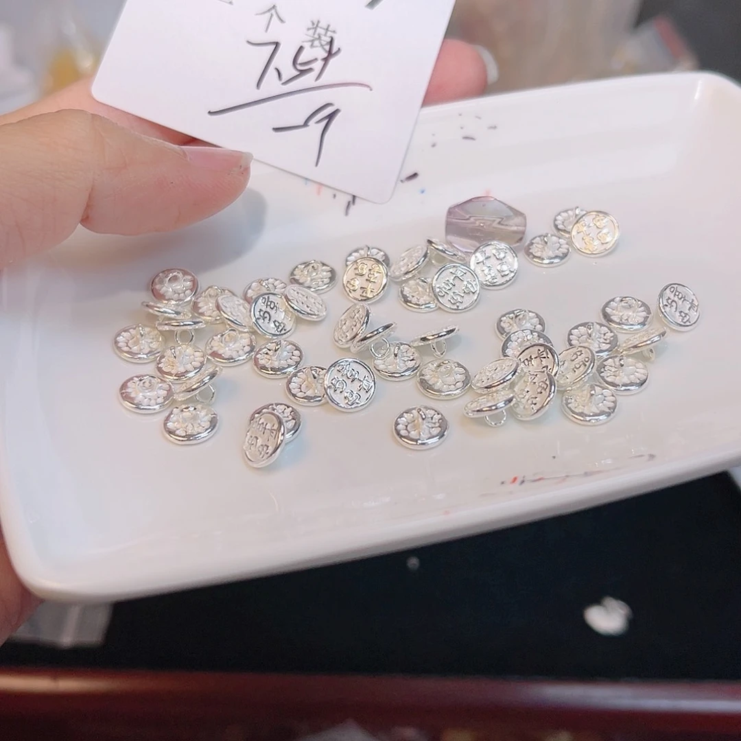 水晶珠宝半成品银S925镶嵌177