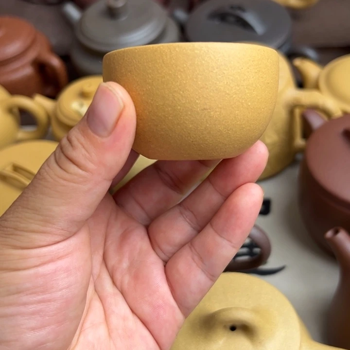茶壶紫砂黄金段50cc拍一发二