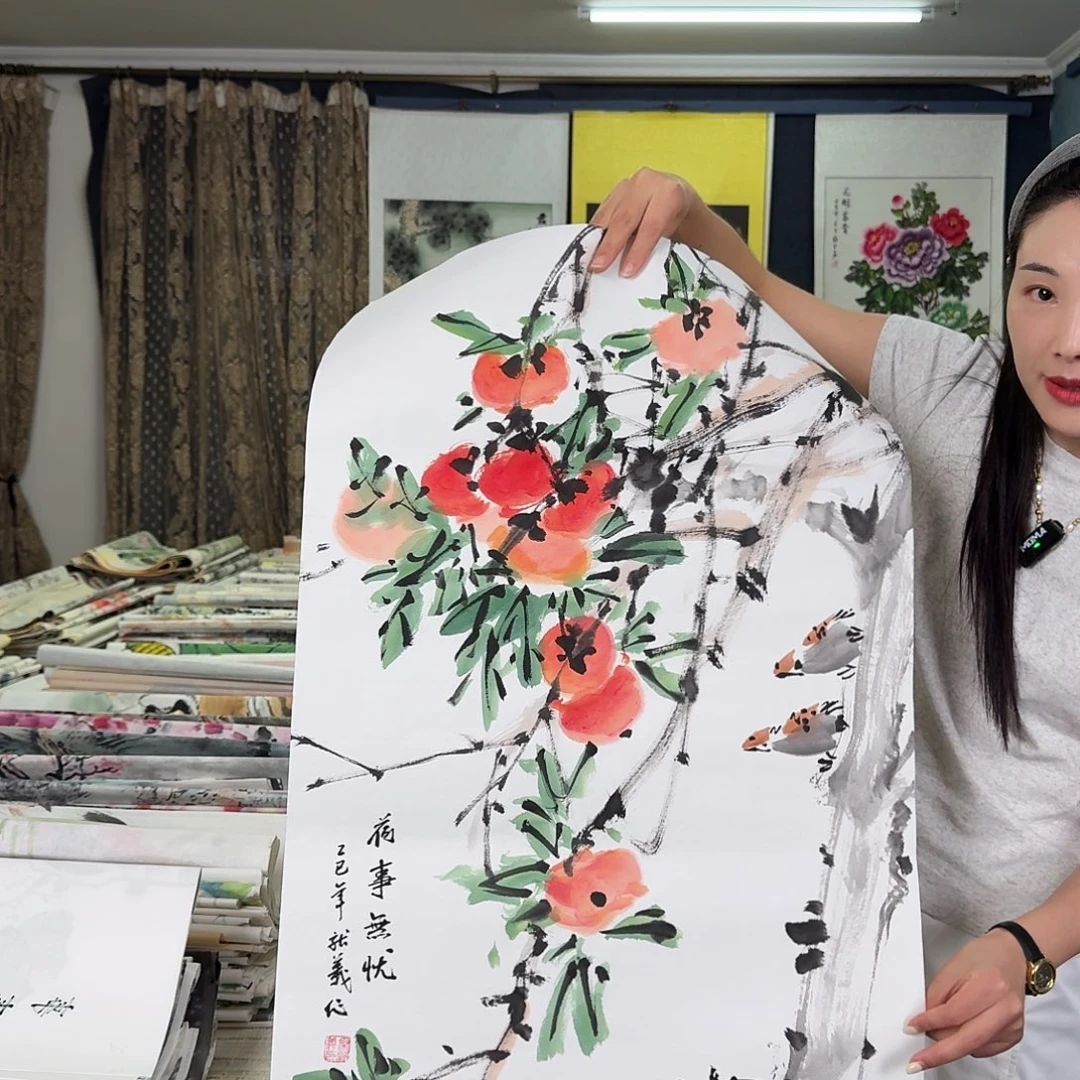 纯手绘年画好作品