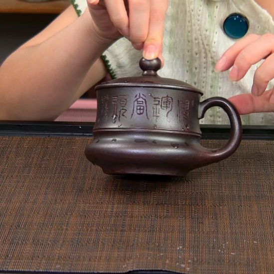 茶杯紫砂高货放漏