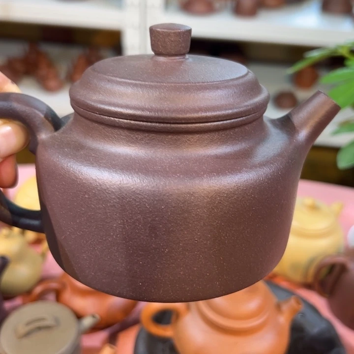 紫砂茶壶天青德中500cc