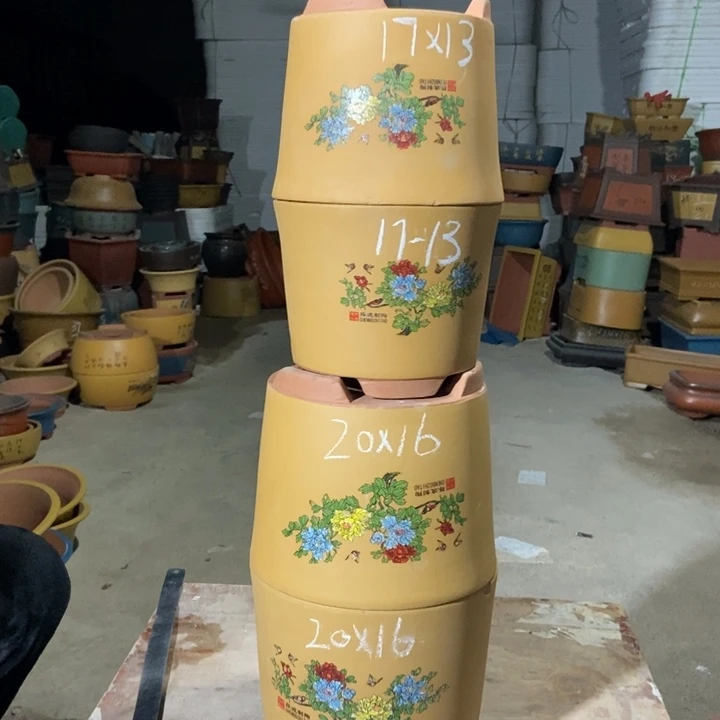 紫砂花盆紫砂紫砂