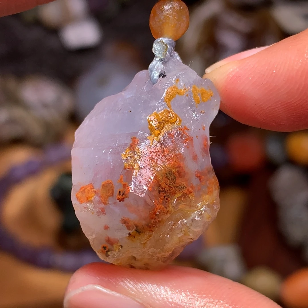 未镶嵌玛瑙/玉髓珠宝半成品