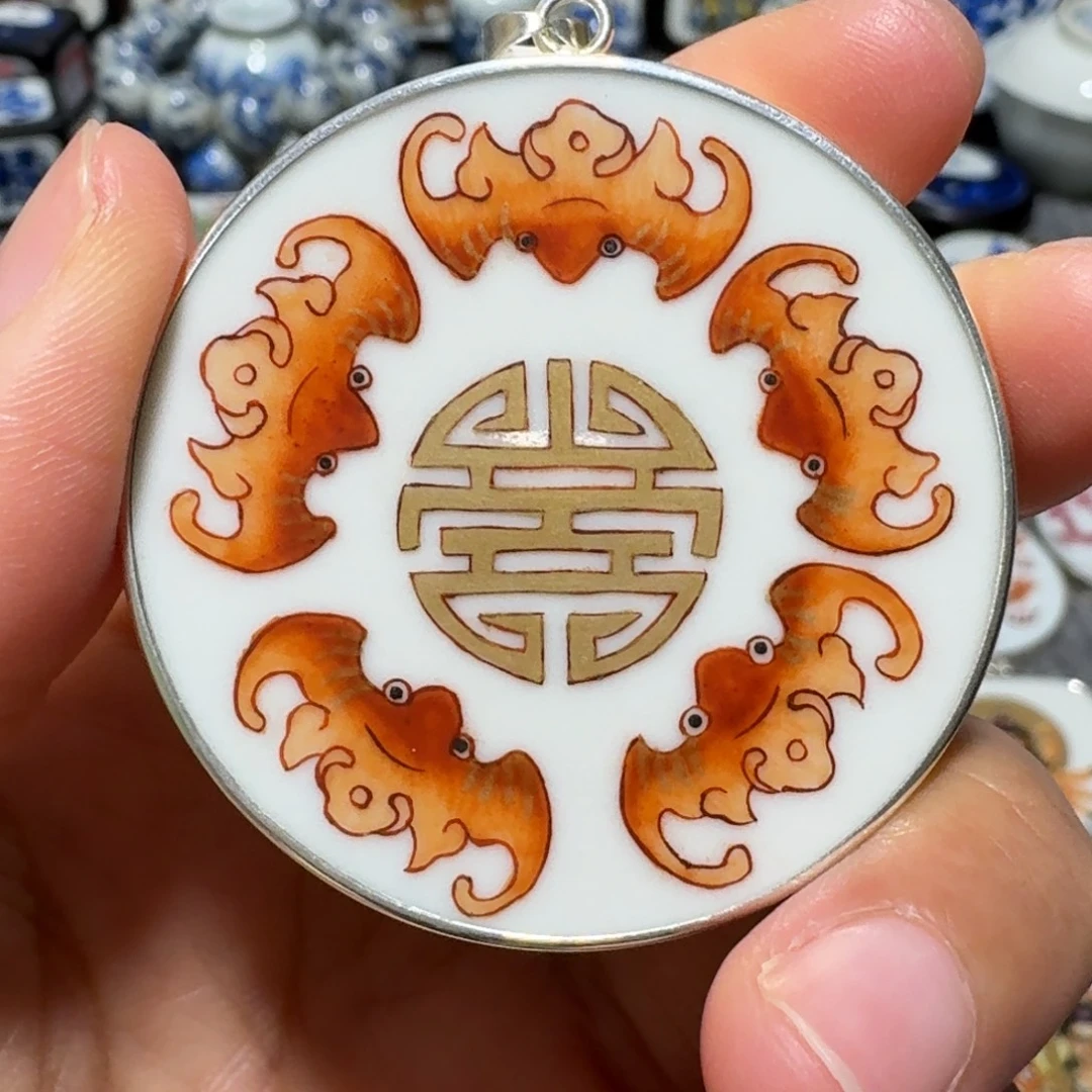 太***道瓷片精品挂件一个