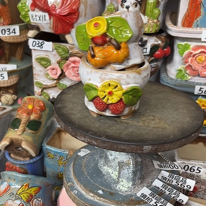 粗陶材质多肉花盆