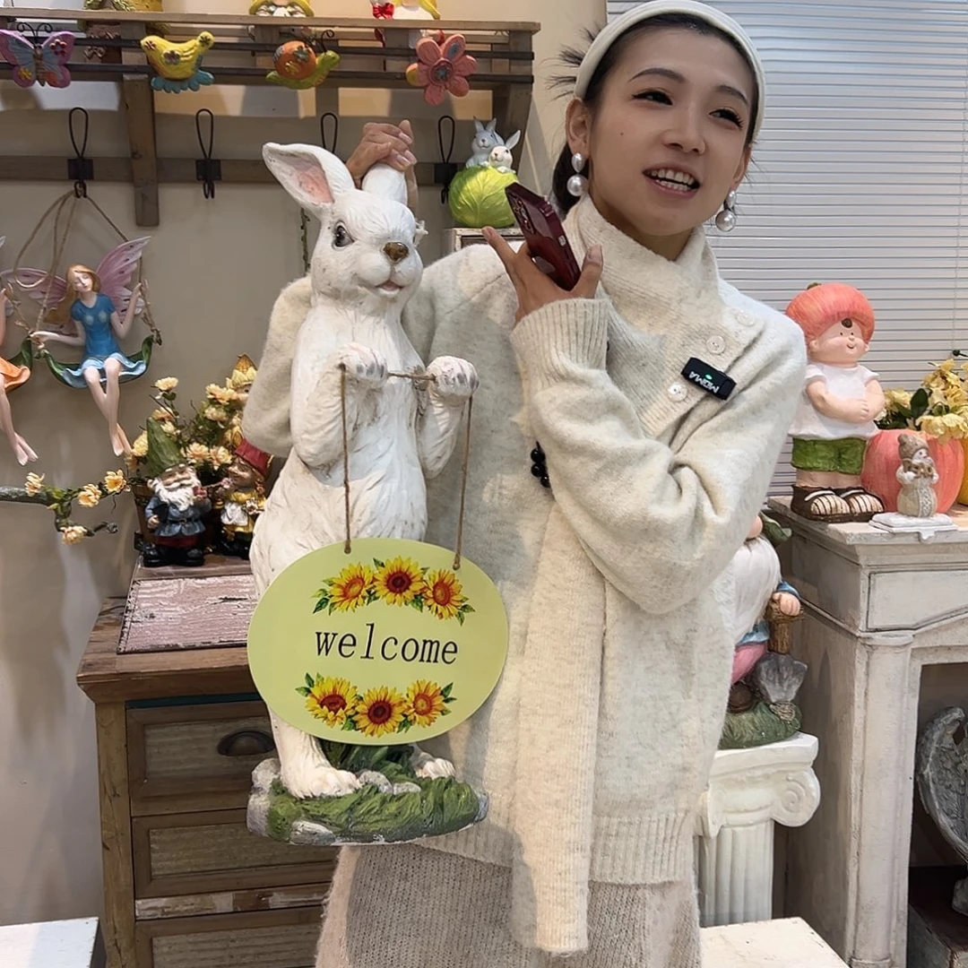 花园摆件红红火火