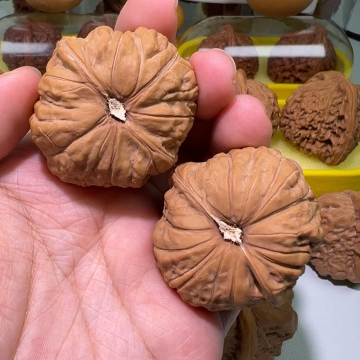 把件文玩核桃南瓜墩