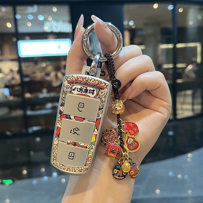 适用大众CC钥匙套专用迈腾B7车钥匙套帕萨特蔚揽保护壳高档男女扣