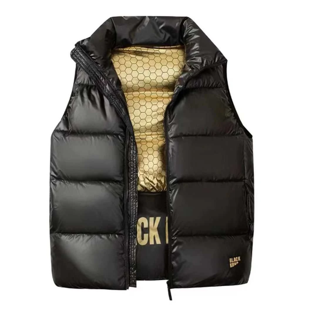 【9122款】黑金休闲百搭马甲秋冬保暖潮流外搭时尚坎肩亮面免洗【T】