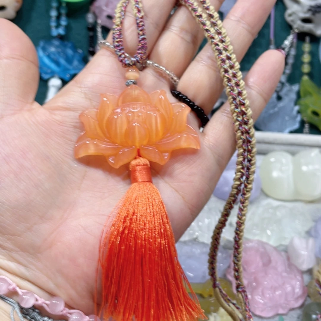 【闪购商品】未镶嵌岫玉颈饰73项链猫眼