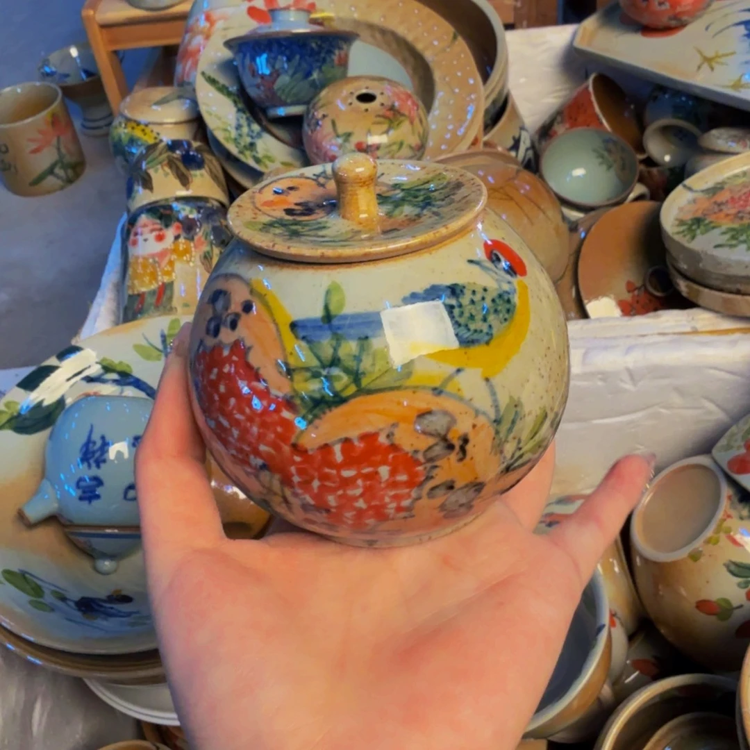 瓷片景德镇陶瓷手工手绘