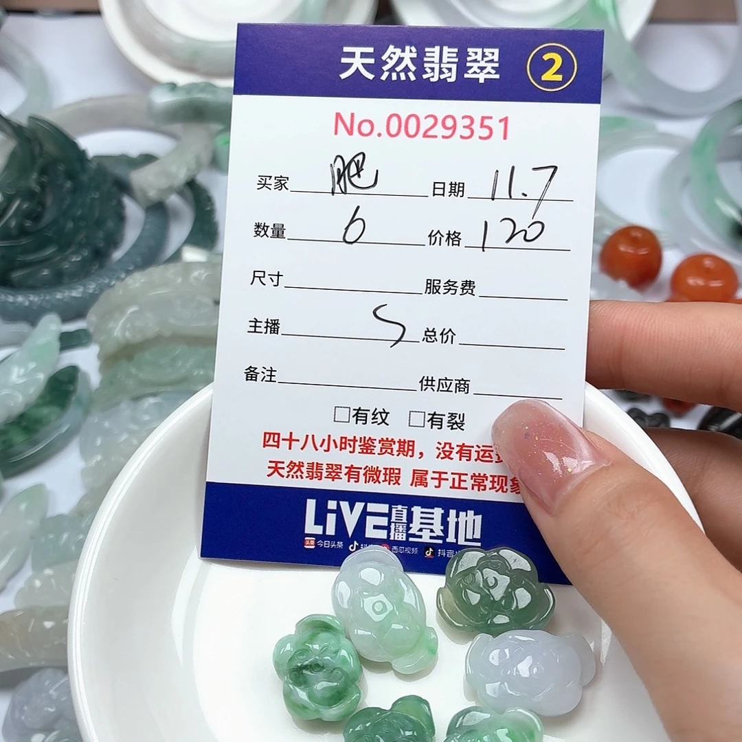 肥***肥翡翠未镶嵌颈饰ry