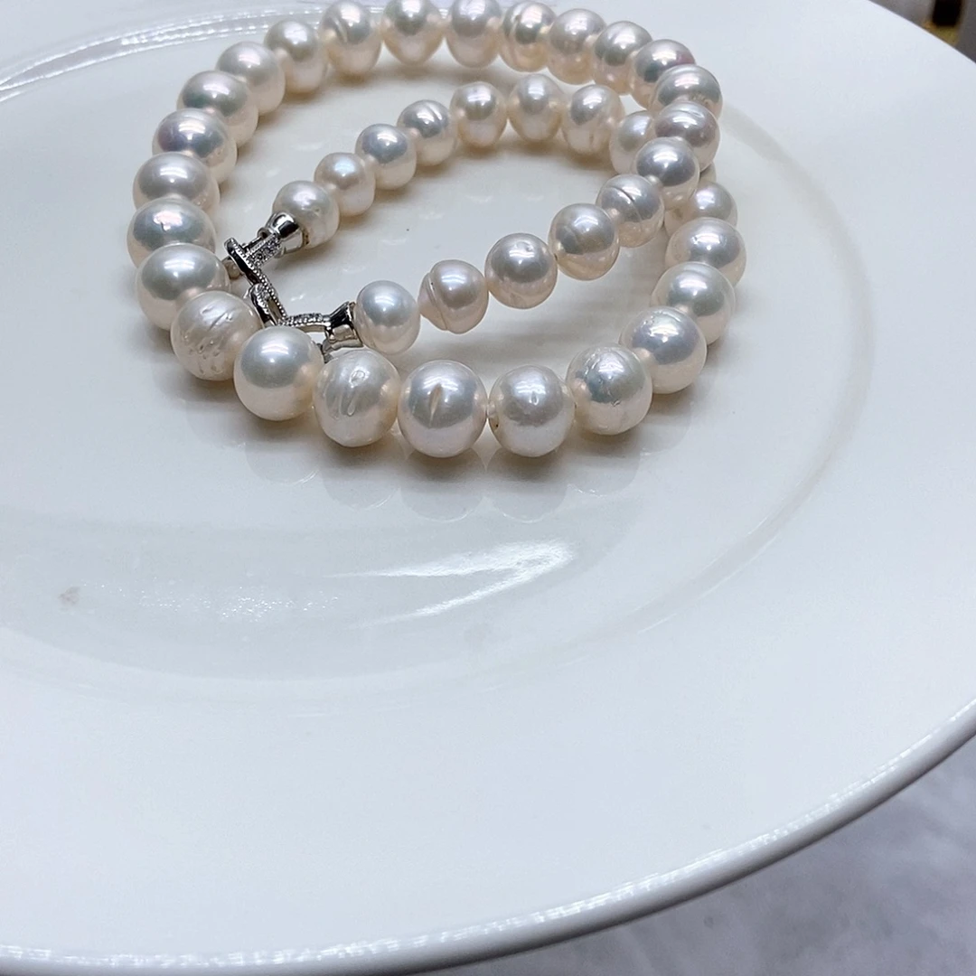 淡水珍珠颈饰合金