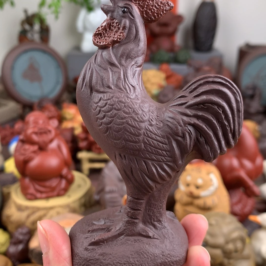 紫砂茶宠大吉大利紫泥