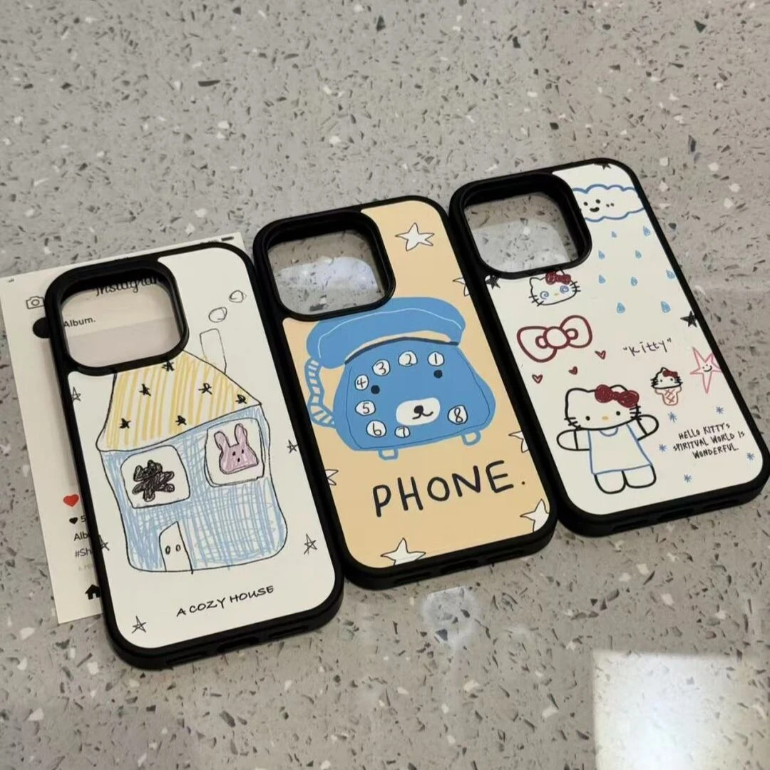 简约ins风适用苹果15手机壳14/13ProMax可爱iPhone12软16/xs女款