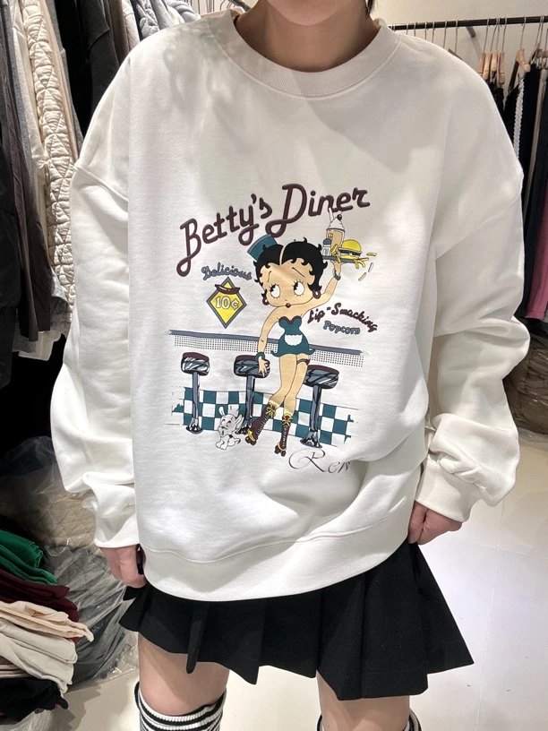 新款韩版贝蒂卫衣可爱