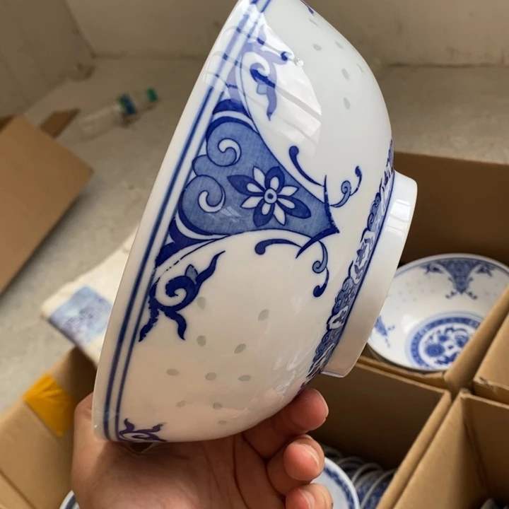碗景德镇高温细白瓷餐具