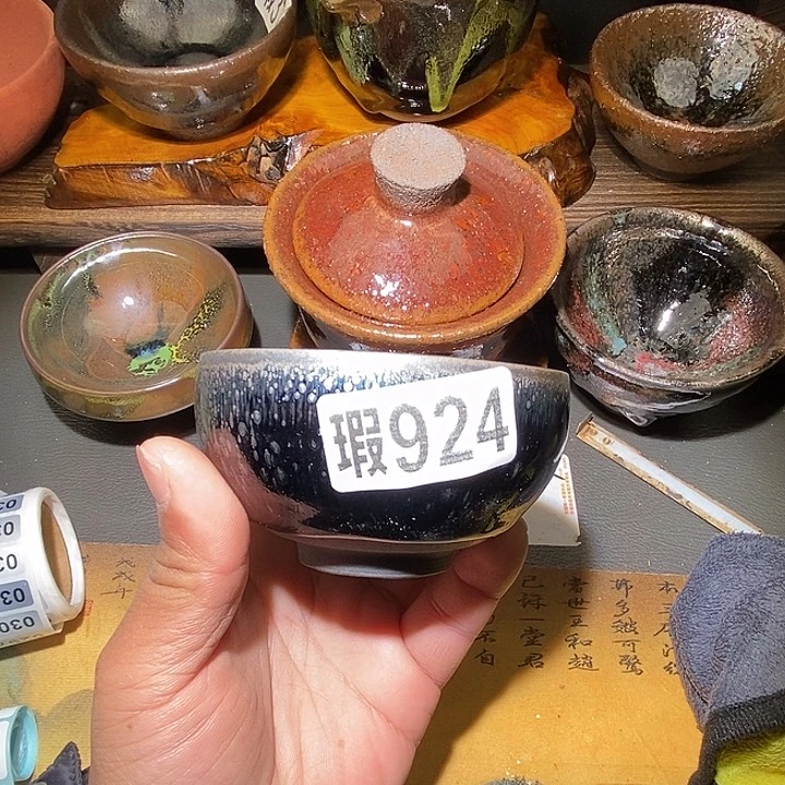 茶盏微瑕建盏主人杯子