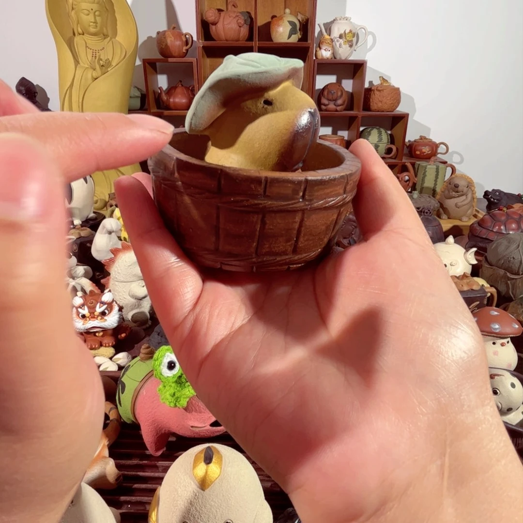 紫砂茶壶纯手工制作过程非常