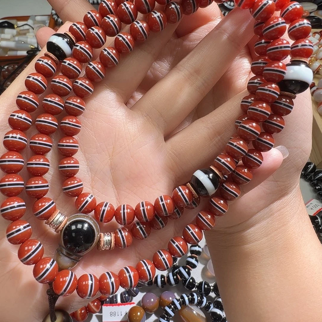 玛瑙/玉髓合金手串