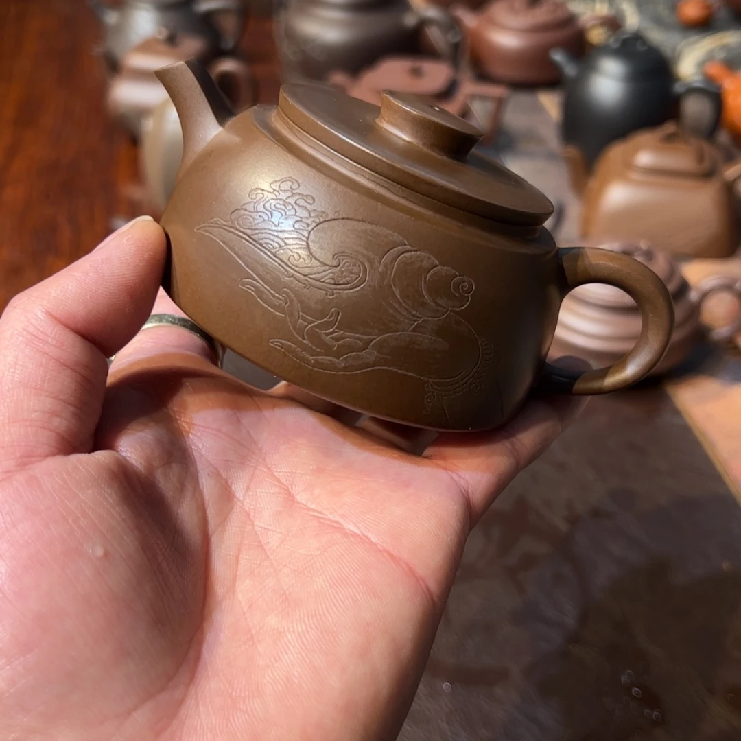 紫砂茶壶雨****精工手工紫砂壶