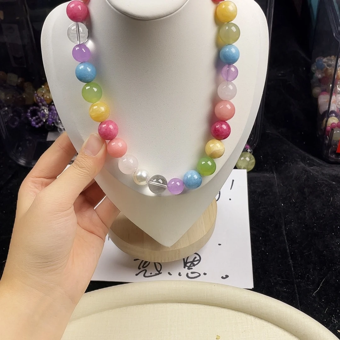 烟晶手链银S925镶嵌