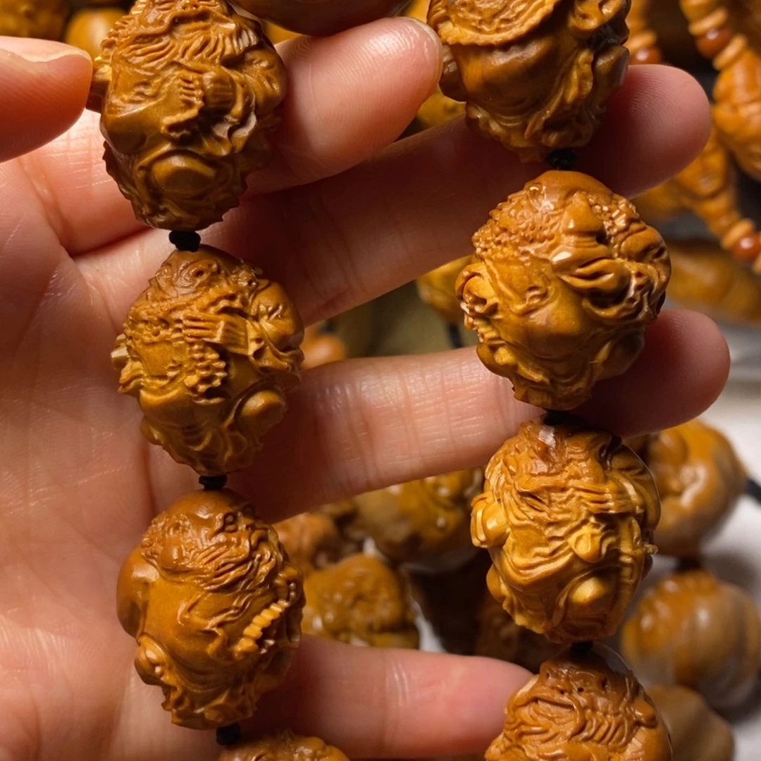 M***g手串/手链橄榄核达摩