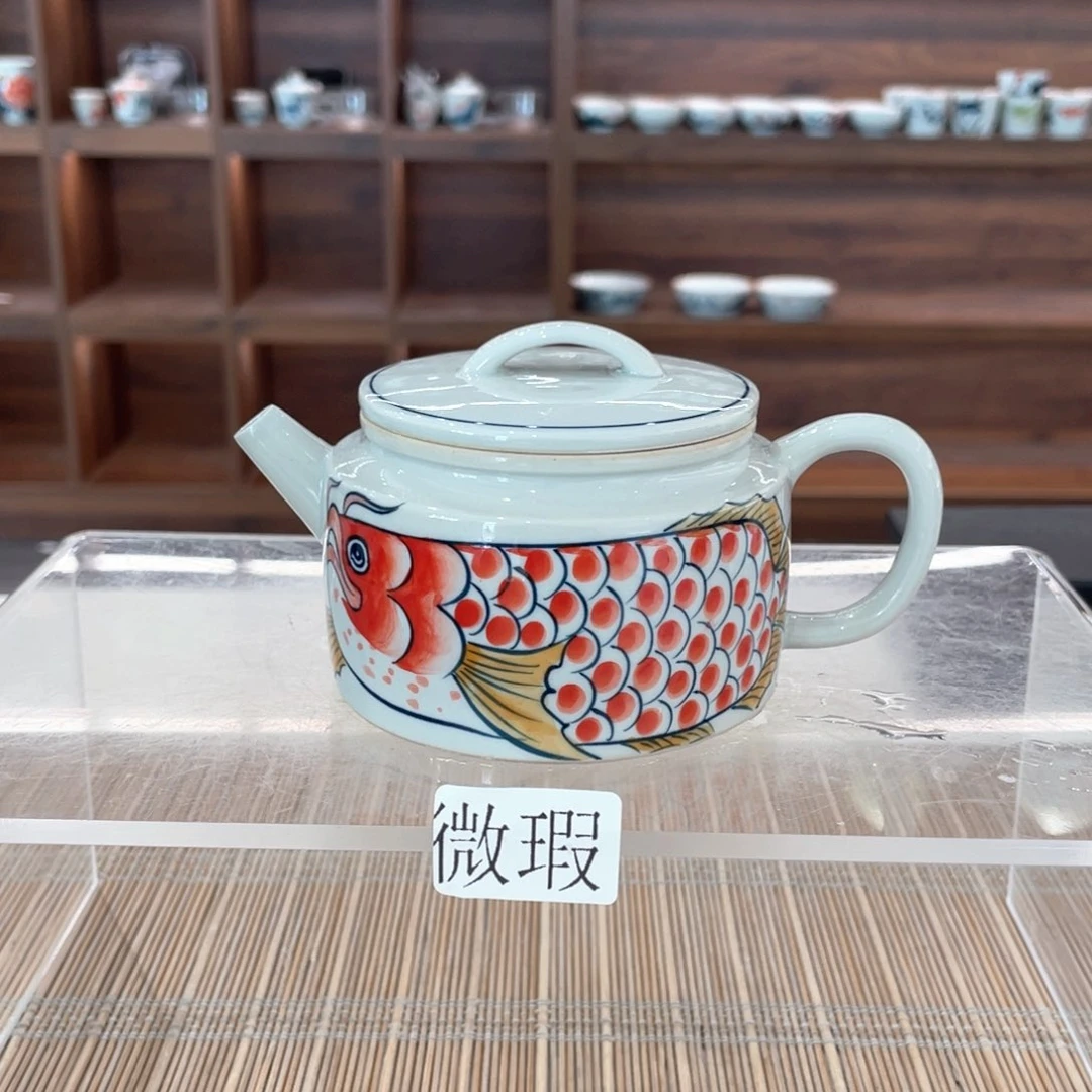 釉下彩纯手绘微瑕