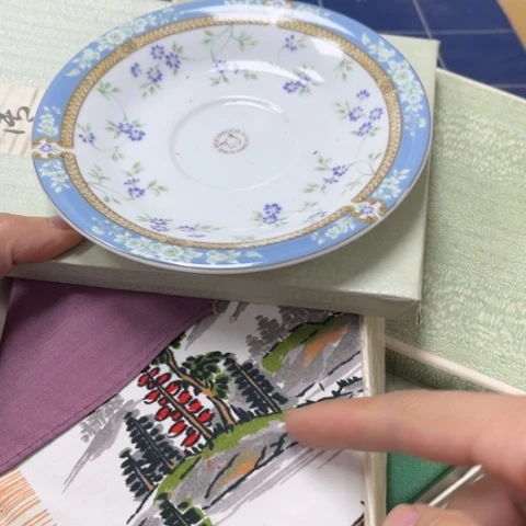 瓷片摆件工艺品瓷器摆件777