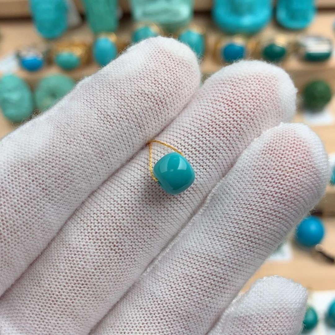 绿松石配饰未镶嵌7.2-6.2mm