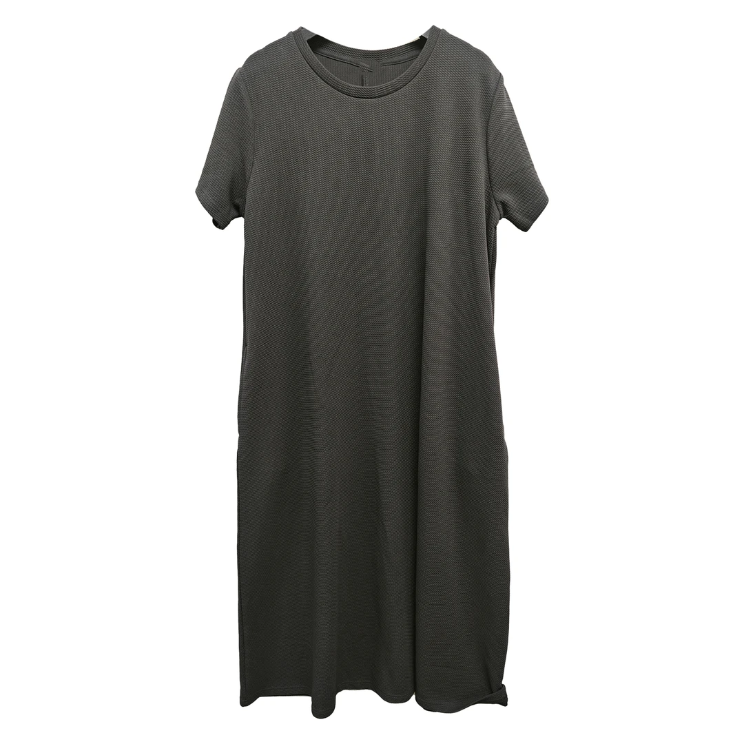 3291#休闲短袖连衣裙