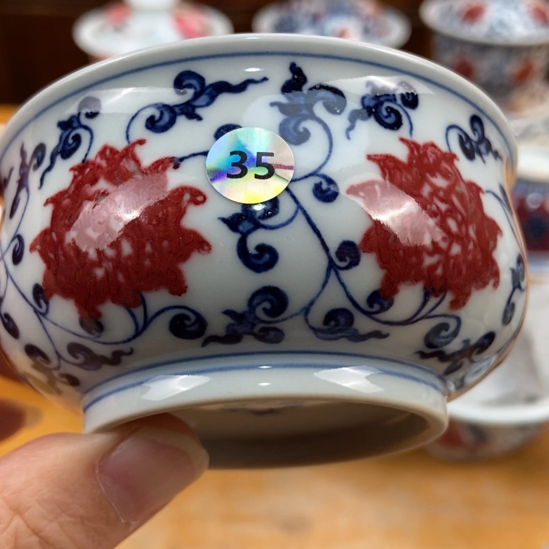 手绘现代茶具非古董