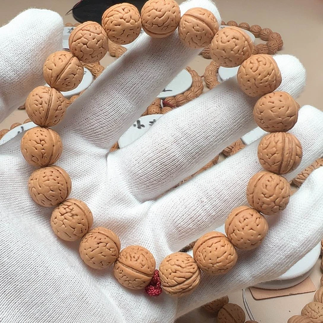 手串桃核1.4小脑纹