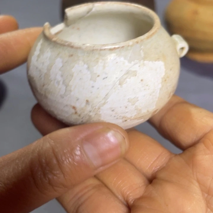 景德镇青白瓷小罐