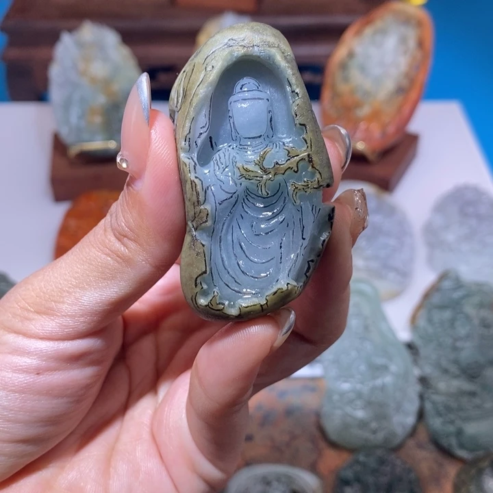 喜***律定制翡翠未镶嵌定制翡翠a