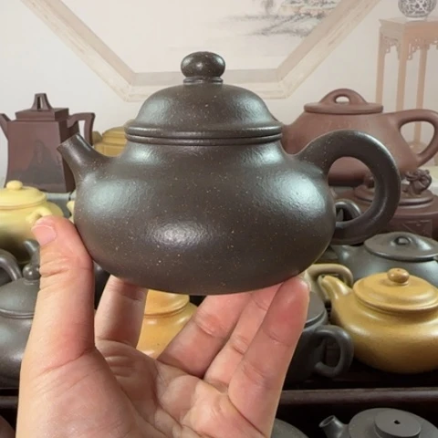茶壶紫砂梨皮天青200cc