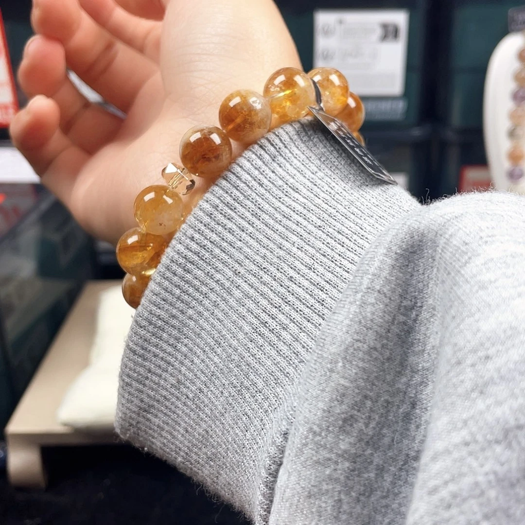 手链烟晶银S925镶嵌