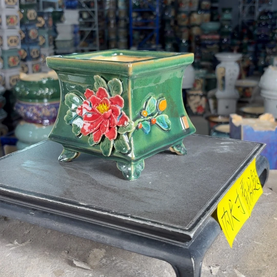 一风堂石湾花盆 内10*11