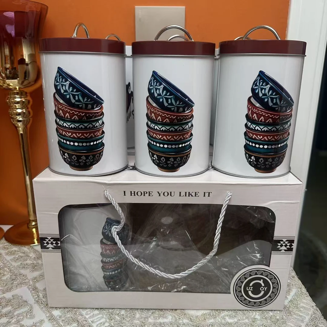 【简爱好物】网红三件套礼盒装茶盐罐福利款